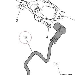Head spark plug wiring 67120511C