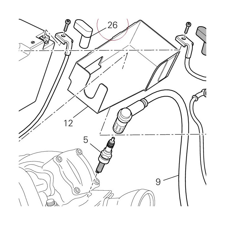 Cover, lead wire 67210241A