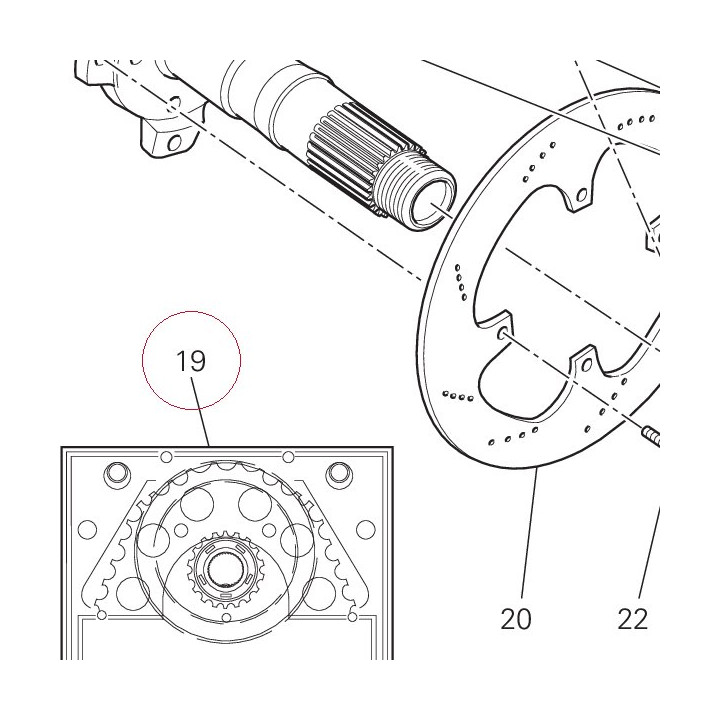 Final drive kit 67620241A