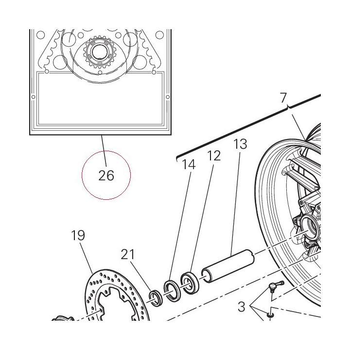 Final drive kit 67620961A