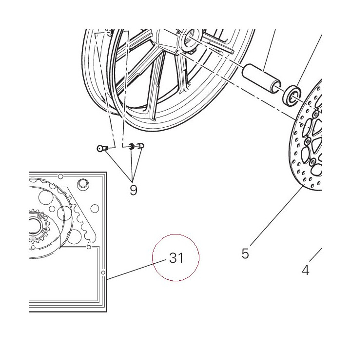 Final drive kit 67620991A