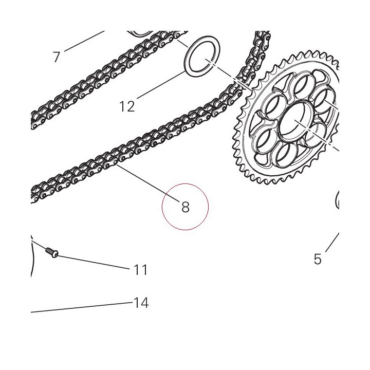 Chain 107+1 67640903A