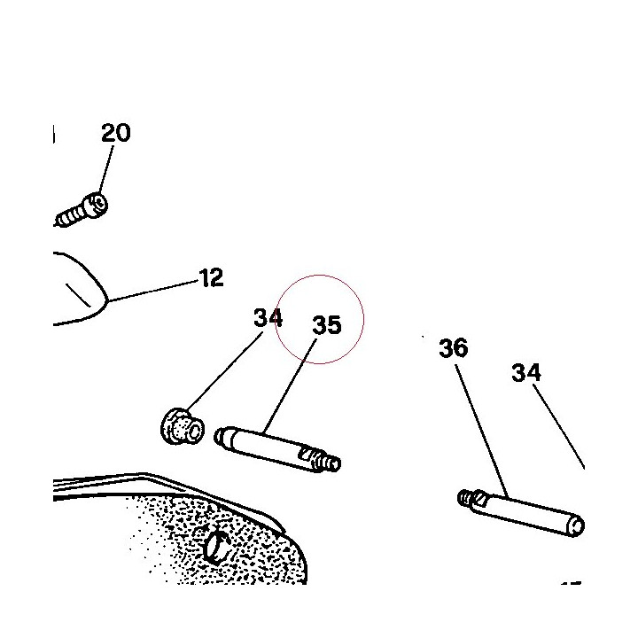 Right spacer 68410031A
