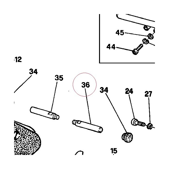 Left spacer 68410041A