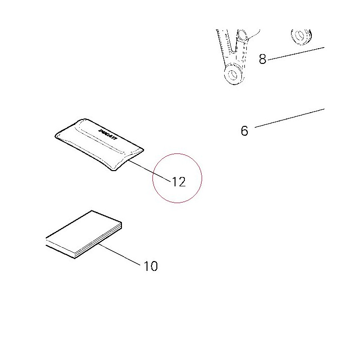 Bag, owner's manual 69720191A