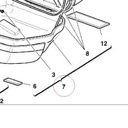Right pannier 69810151A