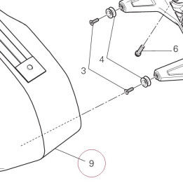 Right pannier 69822141C