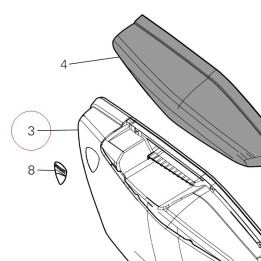 Cover external (r.h. 69910143B