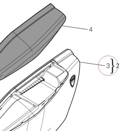 Cover external left 69910151B