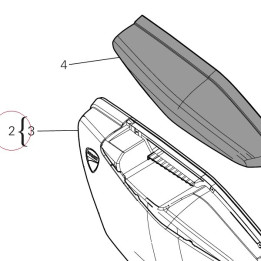 Kit pannier right bare 69910221B