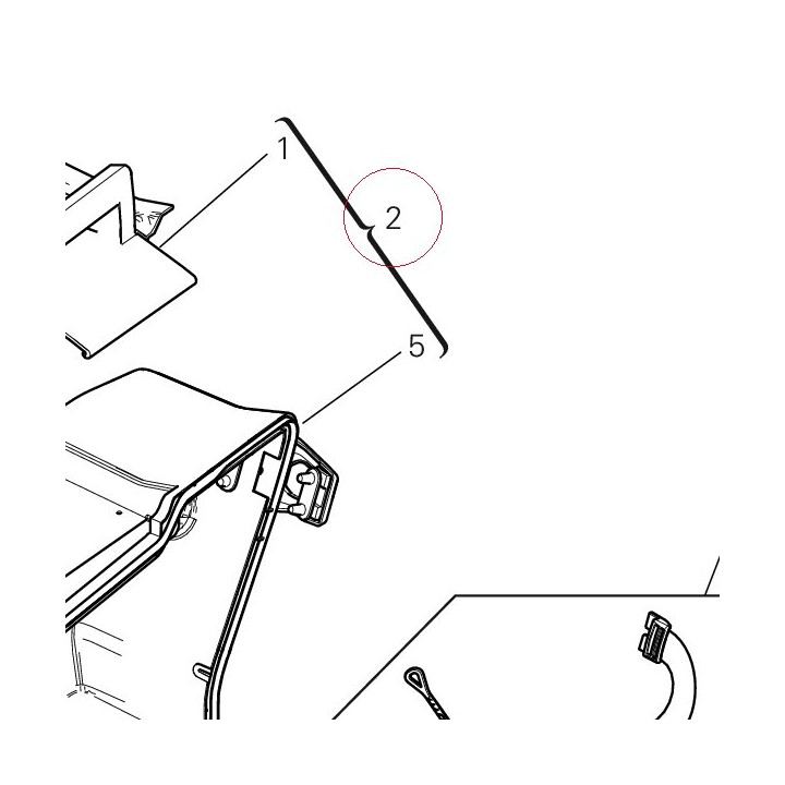 Kit pannier left bare 69910231B