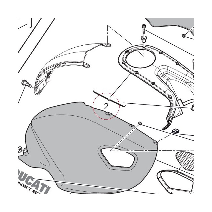 Covers, tank 69924571B