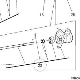 Cylinder, clutch pressure 69925111A