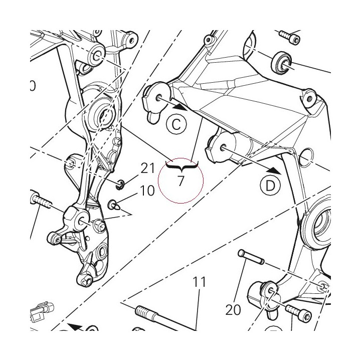 Frame plate set 69926201A