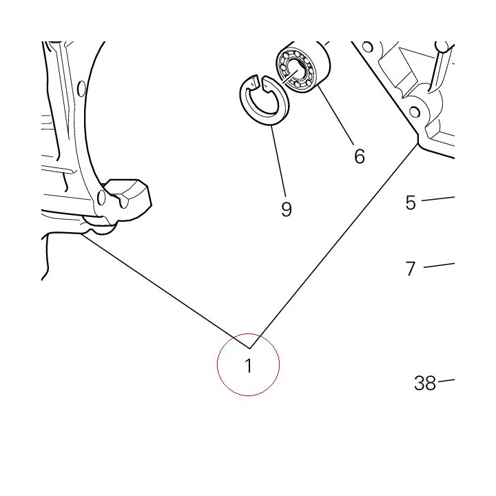 Crankcase 69927471A