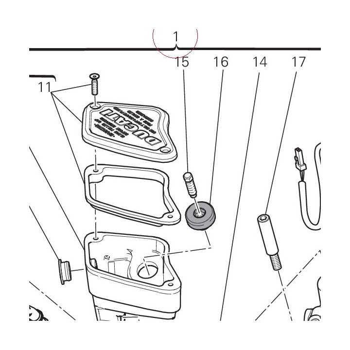 Clutch master cylinder 69927832A