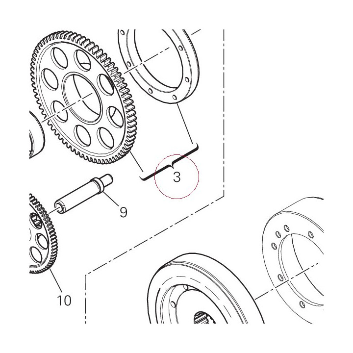 Flywheel flnage kit 69928302A