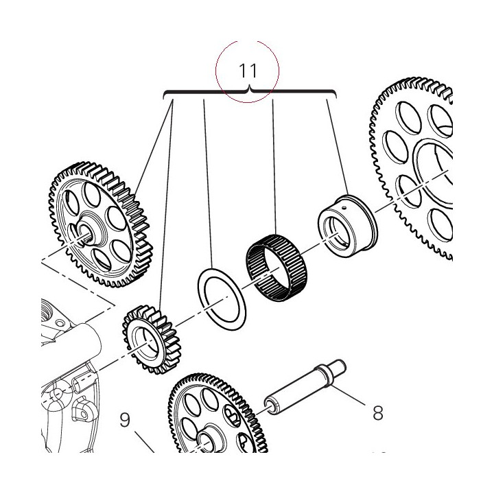 Flywheel flnage kit M821/SS 69928721A