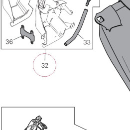 Breather pipe fixing kit 6992A001A