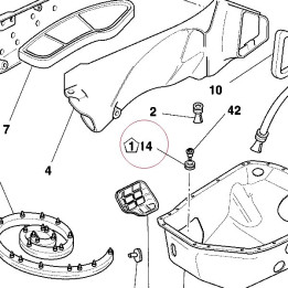 Vibration damper pad 70010291A