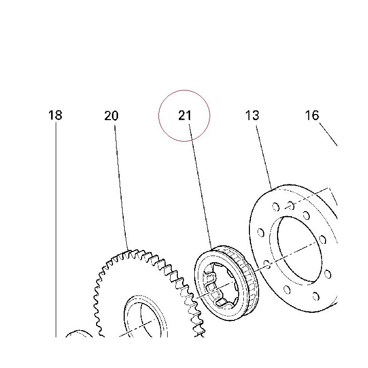 Clutch, one way 70140071A
