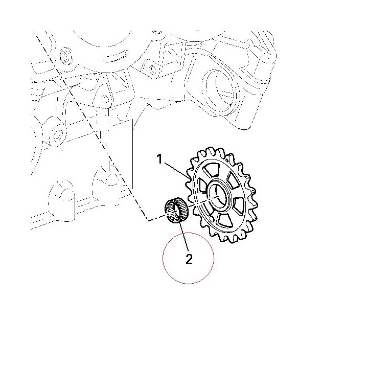 Bearing, needle 15x21x15 70140161A