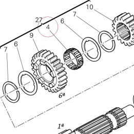 Bearing, needle 70140221A