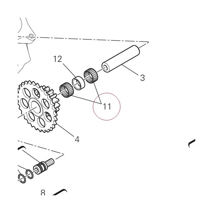 Needle bearing 70140301C