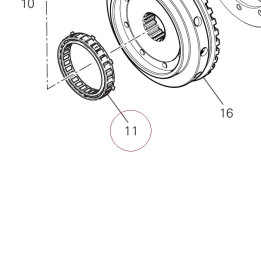 Clutch, one way 70140501A