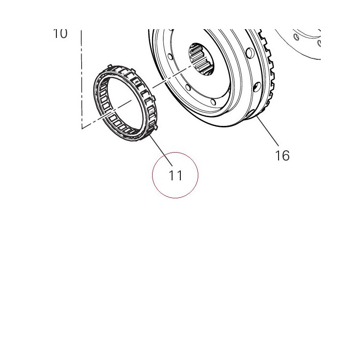 Clutch, one way 70140501A