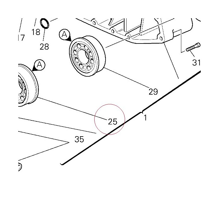 Bearing 35x85x23 70240151A
