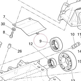 Bearing, needle 70240721A