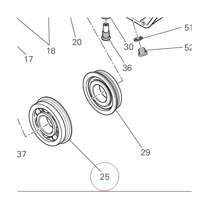 Bearing 35x85x23 70240931A