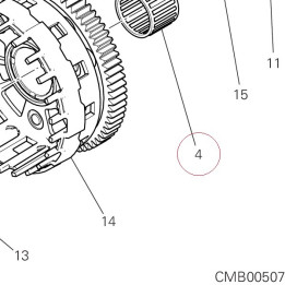Bearing, needle 70241541A