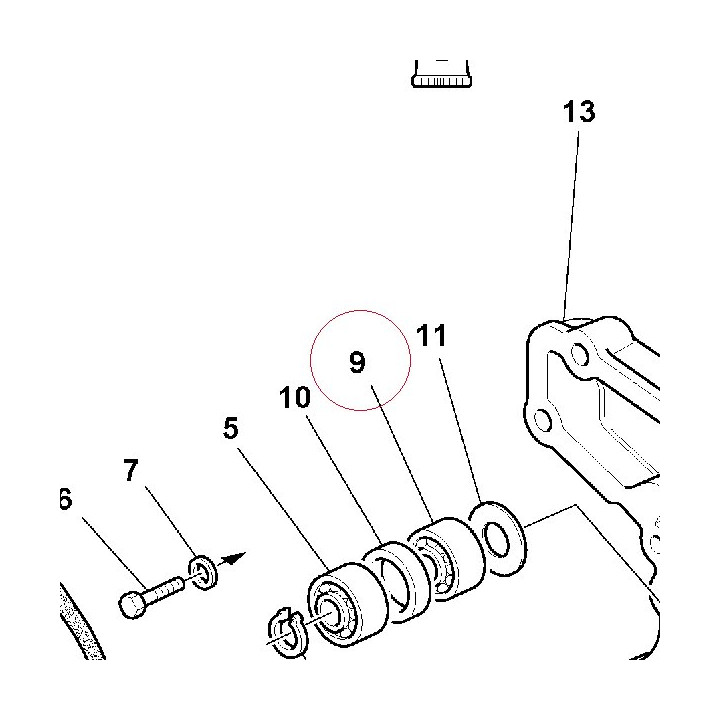 Bearing 70250021A