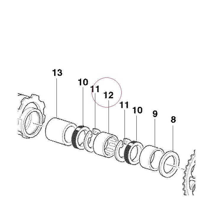 Needle bearing 70250111A