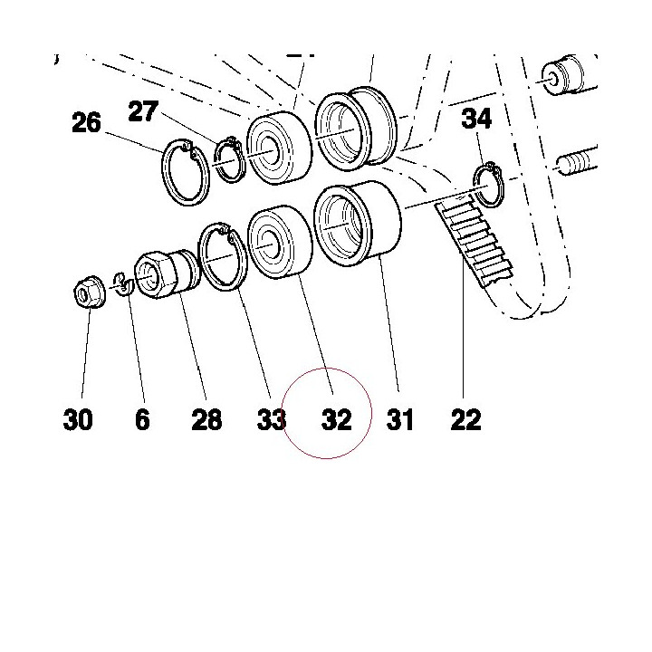 Bearing 70250221A