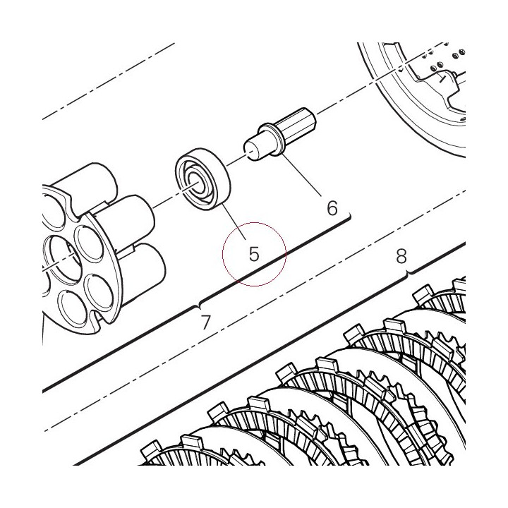 Bearing 12x32x10 70250381A
