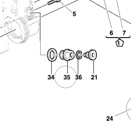 Fairlead ring nut 70310181A