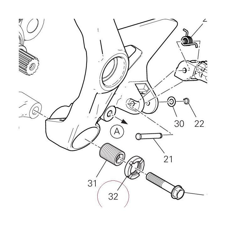 Ring nut 70310512AA