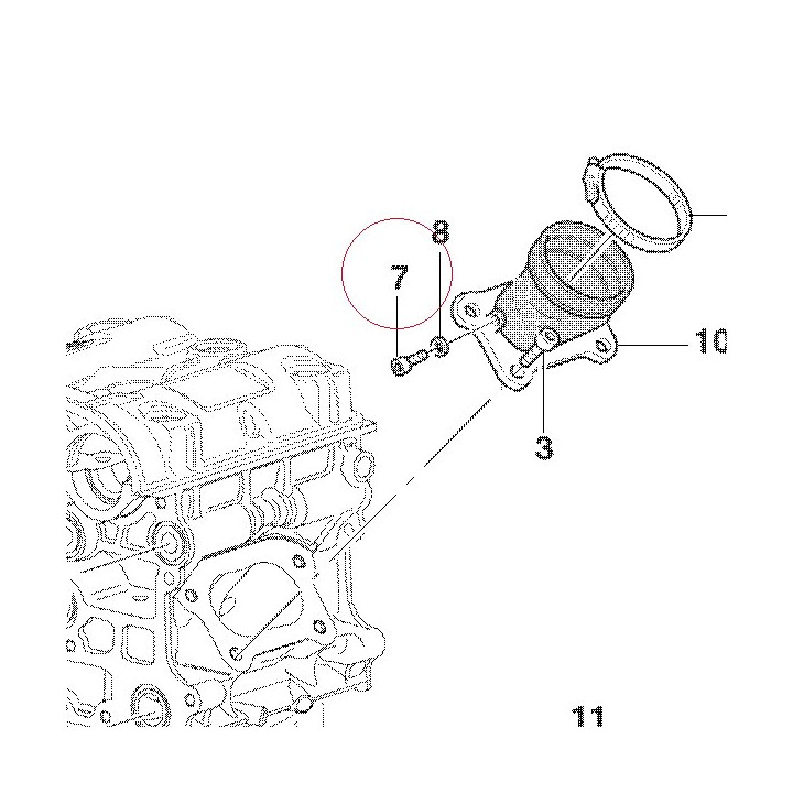 Screw M6X8 707006208