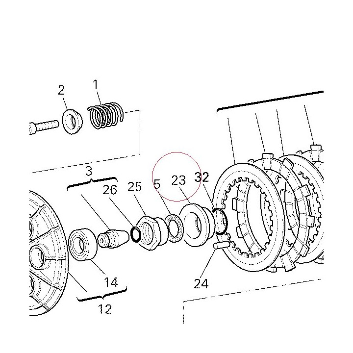 Spindle, taper 71010021A