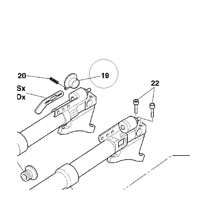 Spindle, taper 71010561A
