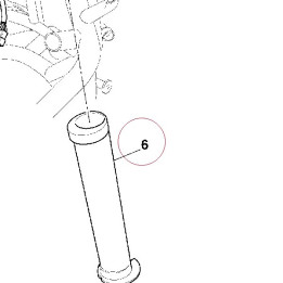 Steering eccentric nut 71011051A
