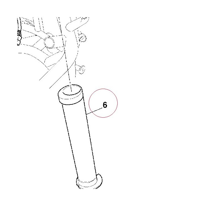 Steering eccentric nut 71011051A