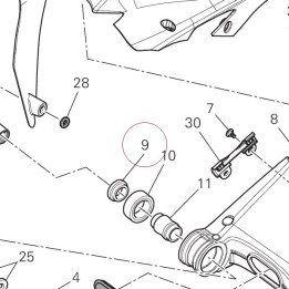 Right spacer 71210291A