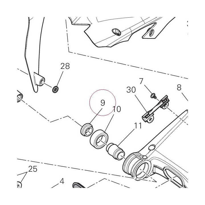 Right spacer 71210291A