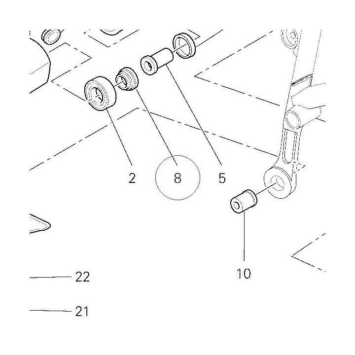 Right spacer 71210311A
