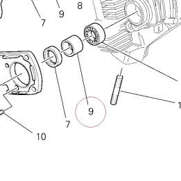 Pulley spacer 71310071A
