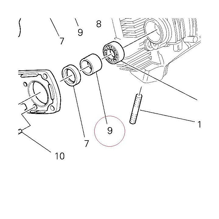 Pulley spacer 71310071A